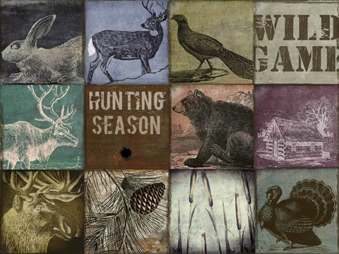 Framed Cabela hunting season 12 patch Print