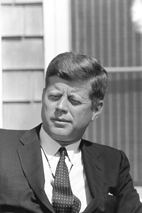 Framed Digitally Restored President John F Kennedy Print
