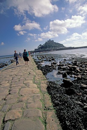 Framed St Michael&#39;s Mount, Cornwall, England Print