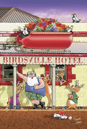 Framed Birdsville Hotel Print
