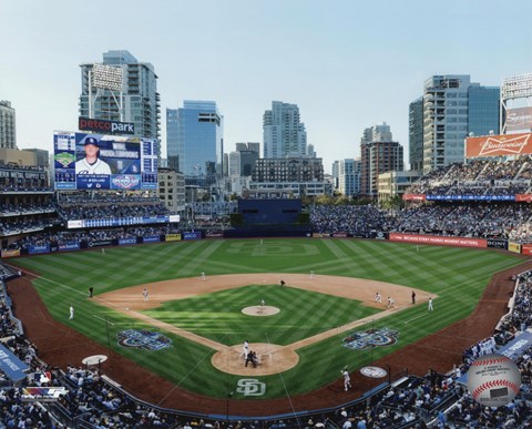 Framed Petco Park 2015 Print