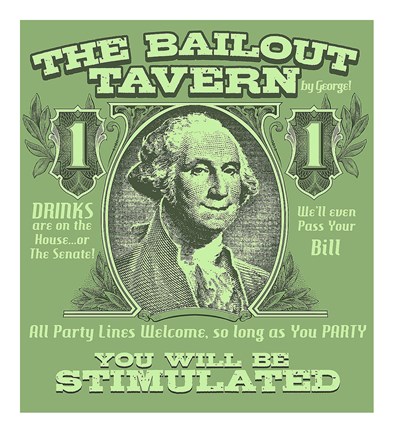 Framed Bailout Tavern Print