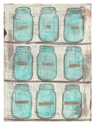 Framed Jars Print