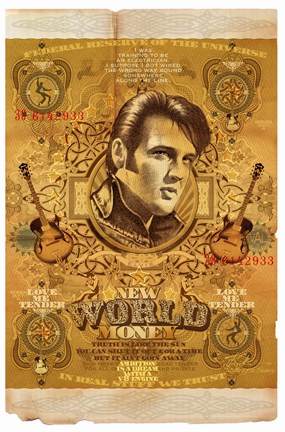 Framed Elvis Print