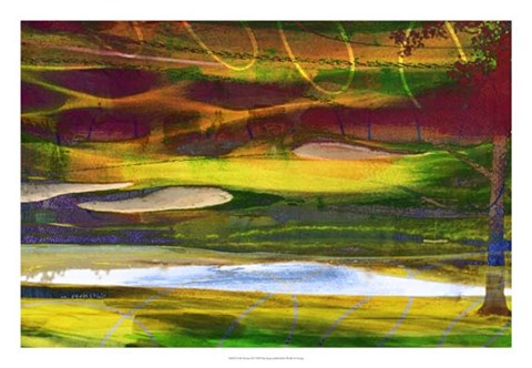 Framed Golf Abstract II Print