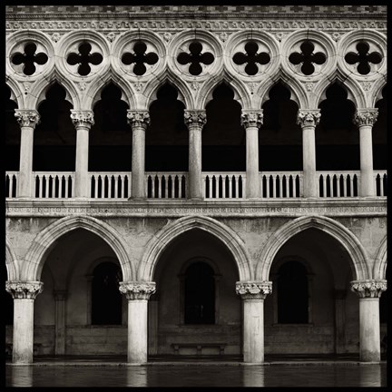 Framed Venice Arches Print