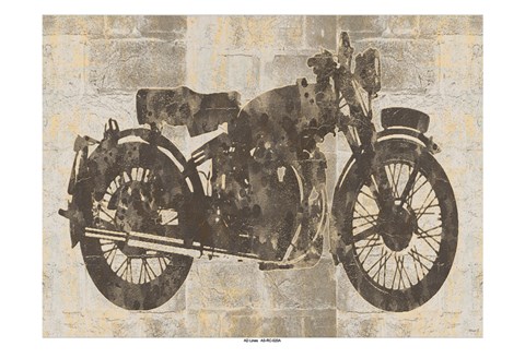 Framed Bike 15 Print