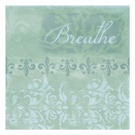 Framed Spa Breathe Print
