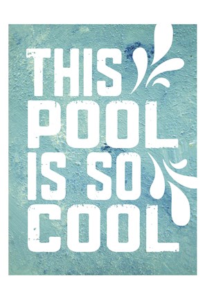 Framed Pool Textures 1 Print