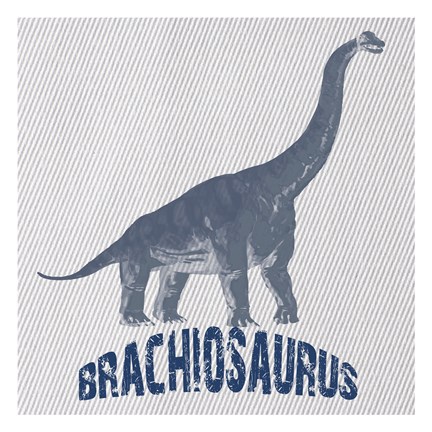 Framed Brachiosaurus Dino Print
