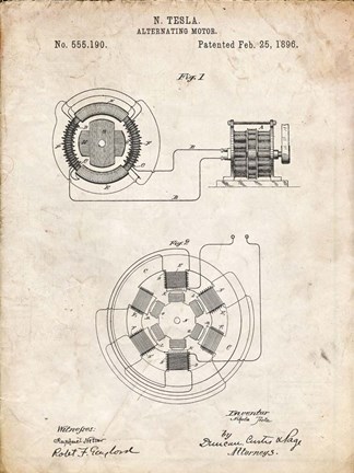 Framed Alternating Motor C Print