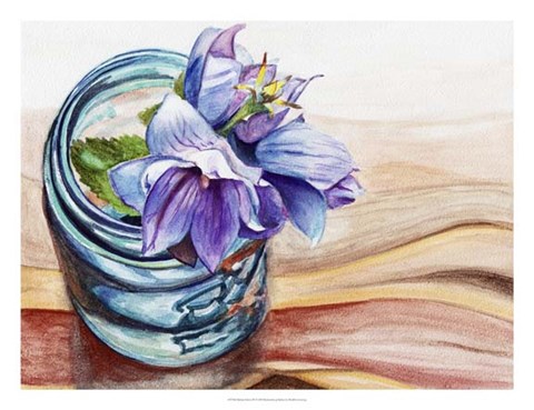 Framed Ball Jar Flower IV Print