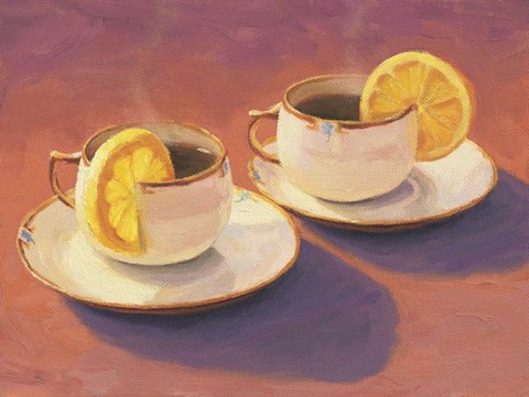Framed Tea Cups Print