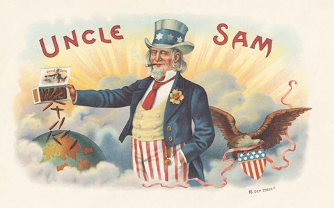 Framed Uncle Sam Print
