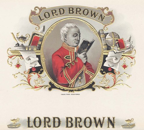 Framed Lord Brown Print
