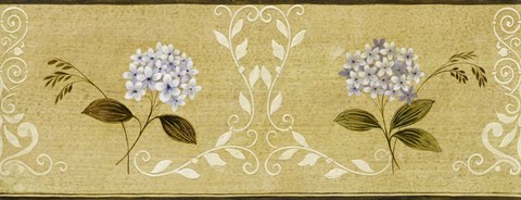 Framed Blue Flower Panel Print