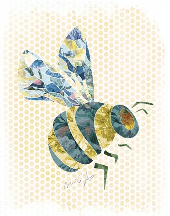 Framed Bumblebee Print