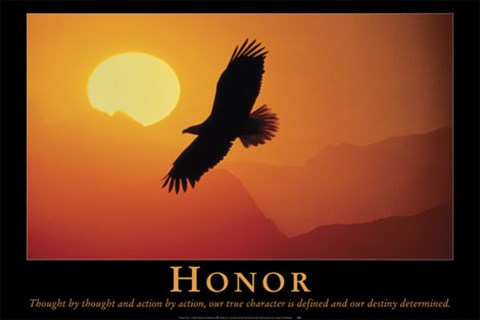 Framed Honor Print