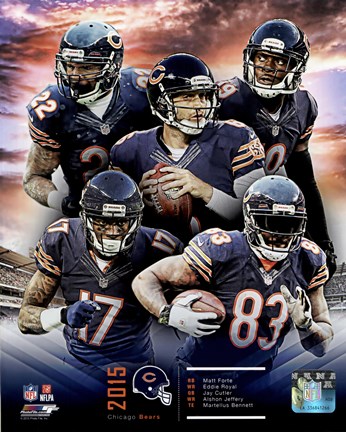 Framed Chicago Bears 2015 Team Composite Print