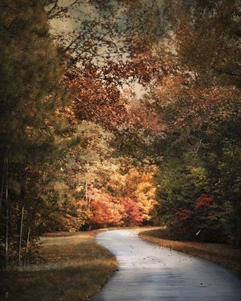Framed Autumn Passage 1 Print