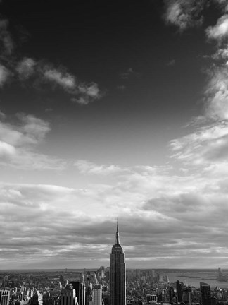 Framed NYC Manhattan Sky Print