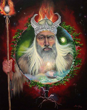 Framed Power of Odin Print