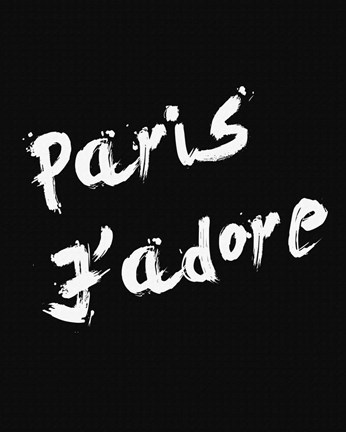 Framed Paris Jadore Print
