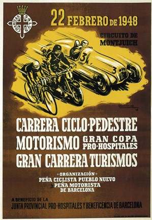 Framed Gran Carrera Turismos Print