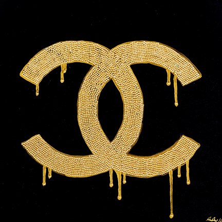 Framed Chanel Gold Lust Print