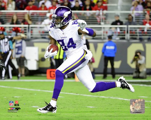 Framed Cordarrelle Patterson 2015 Action Print