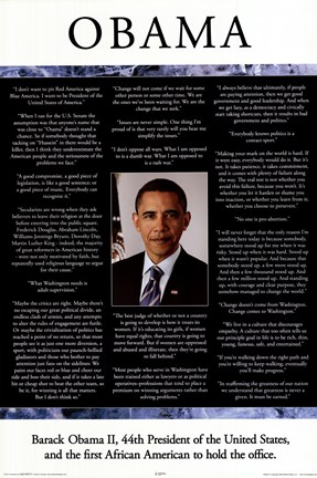 Framed Obama Print