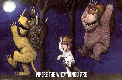 Framed Where The Wild Things Are Print