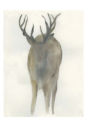 Framed Solo Deer Print