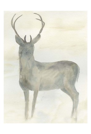 Framed Solo Deer 2 Print
