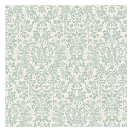 Framed Floral Pattern Reverse Print