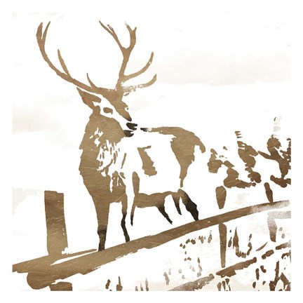 Framed Deer Gaze Print