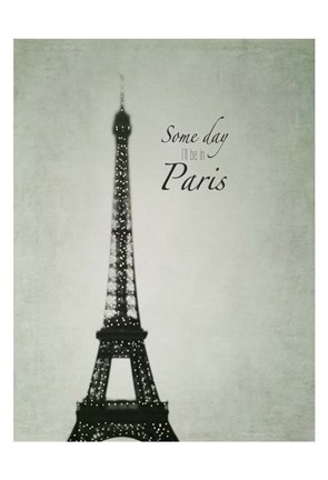Framed Someday Paris Print