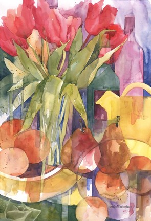 Framed Tabletop Tulips Print