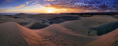 Framed Panorama Maspalomas Dunes Print