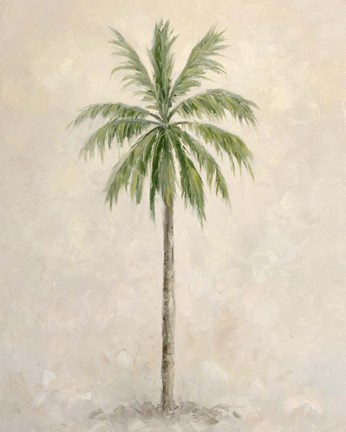 Framed Palm Tree 1 Print