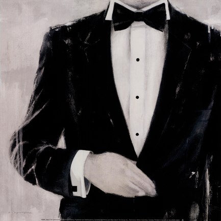 Framed Black Tie Optional Print