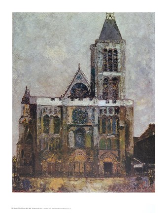Framed Basilica, St. Denis Print