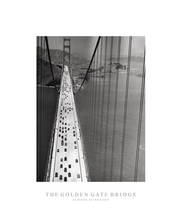 Framed Golden Gate Bridge, Summer, PM Print