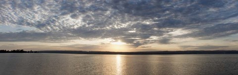 Framed LAnse Bay Panorama, Baraga, MI 11 Print