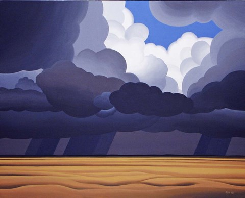 Framed Prairie Storm Print
