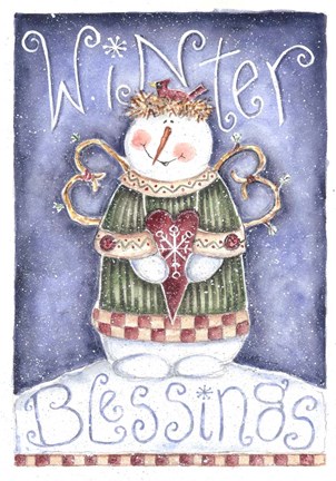 Framed Winter Blessing Print