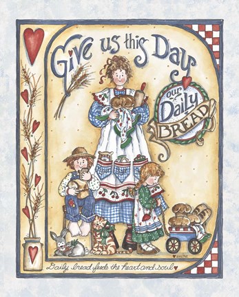 Framed Give Us This Day Print