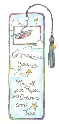 Framed May All Your Hopes Bookmark Print
