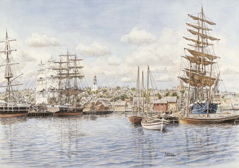 Framed Nantucket, c.1865 Print