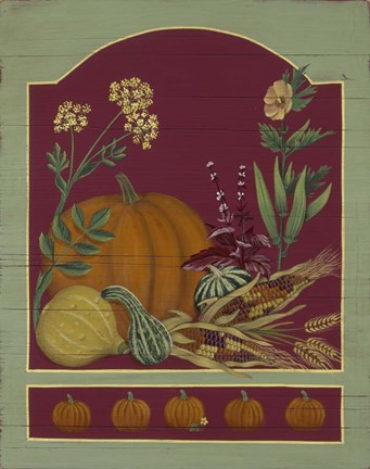 Framed Pumpkin / Autumn Print